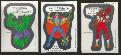 1975 Topps  MARVEL Comic Book Heroes Stickers - Lot of (8) different