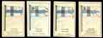 1929 'Wer nennt die Lander' FINNLAND/FINLAND Flag cards - SET (12)