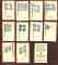 1929 'Wer nennt die Lander' GREECE Flag cards - SET (10)