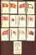 1929 'Wer nennt die Lander' JAPAN Flag cards - Complete SET (12+1)