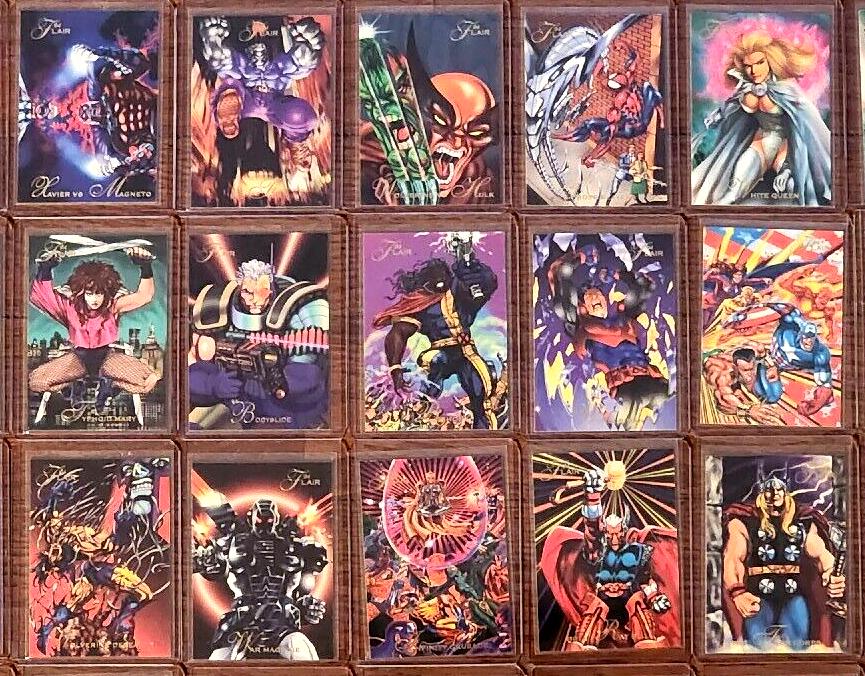 1994 Flair MARVEL - Lot of (40) assorted Non-Sport cards value