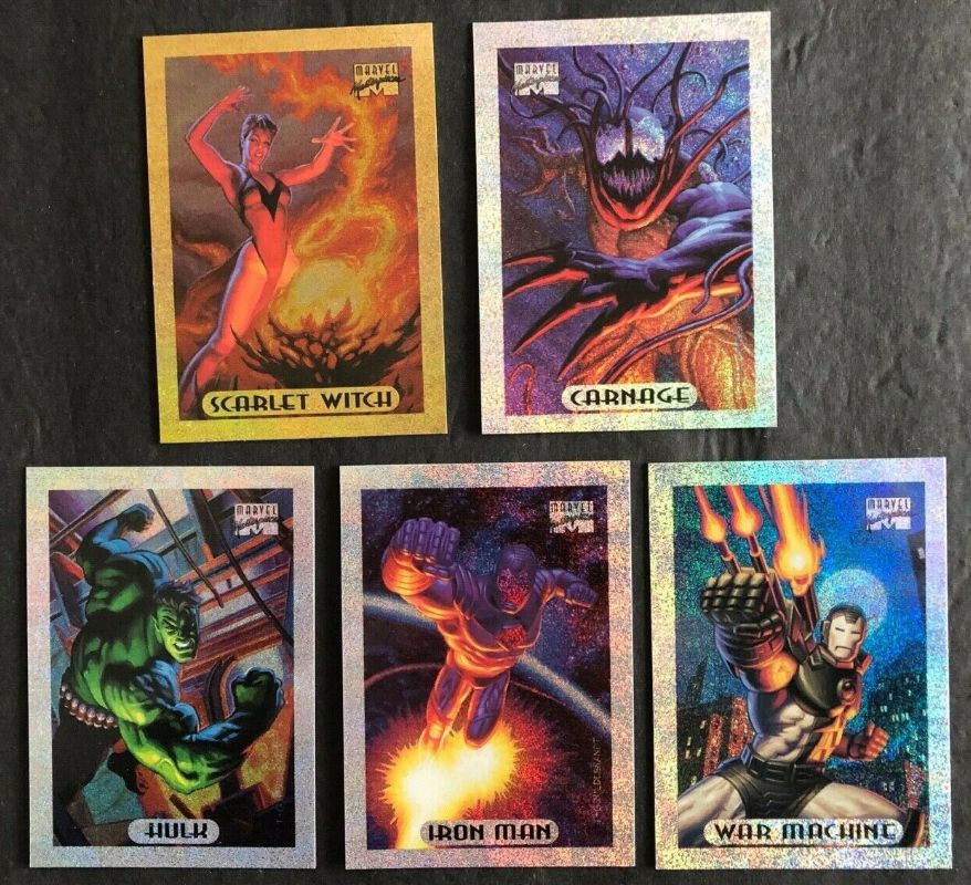 1994 MARVEL MASTERPIECES - LIMITED EDITION HOLOFOILS - Lot of (8) Non-Sport cards value