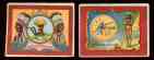 1910 T107 Helmar 'Seals of U.S. & Countries'  - Lot of (2) Indian Tribes [#