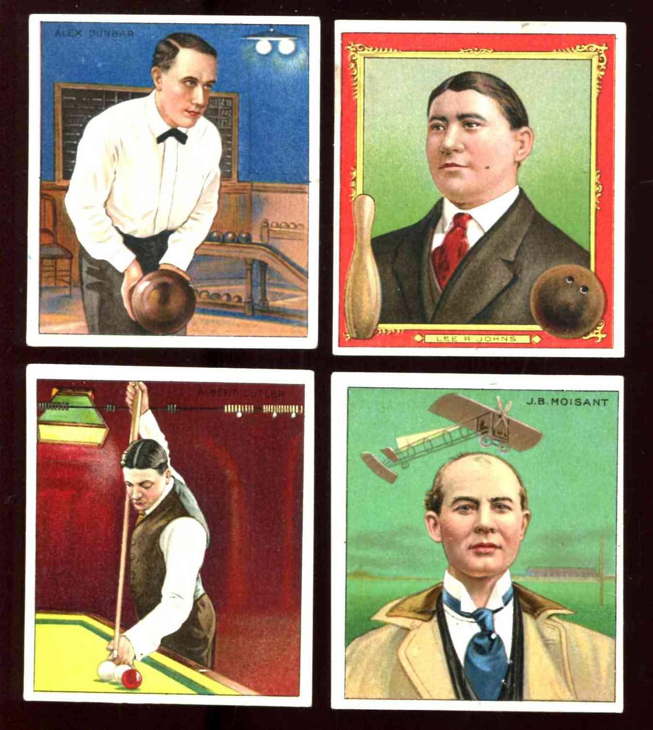 1910 T218 Champions - Lee R. Johns (Framed Portrait) [BOWLING] Non-Sport cards value