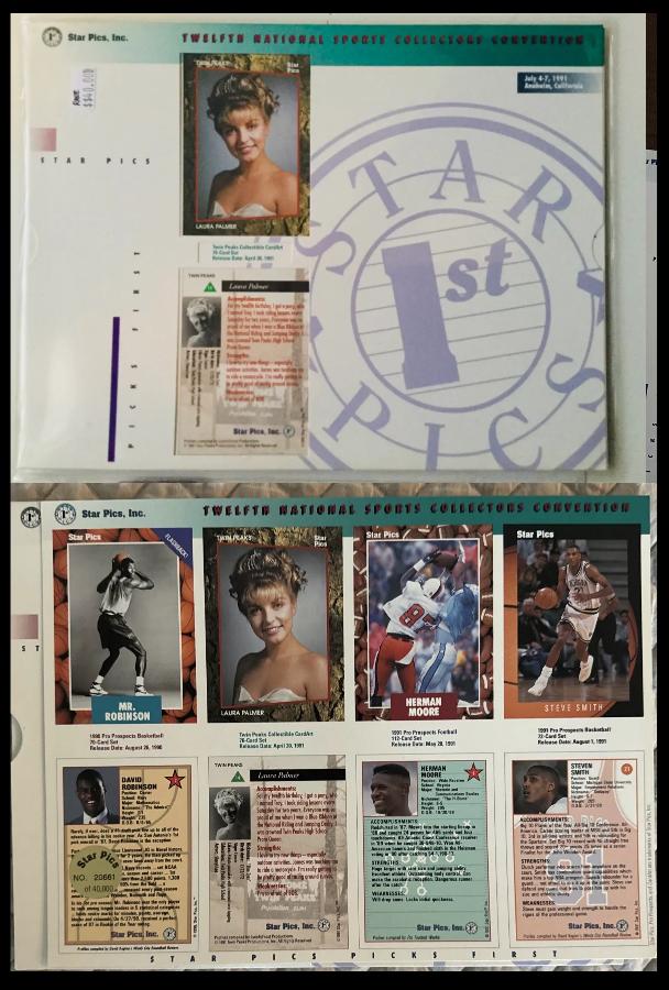 1991 TWIN PEAKS - 9x12 Star Pics NATIONAL CONVENTION Dealer Promo Non-Sport cards value