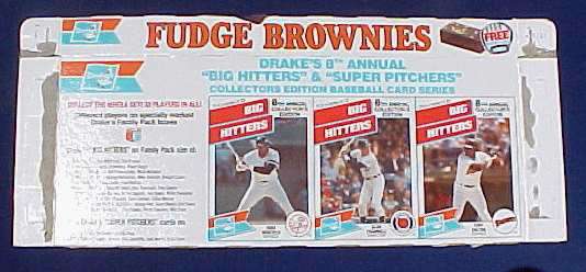 Tony Gwynn - 1988 Drake's 'Fudge Brownies' COMPLETE BOX  cards value