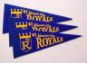 1969 Kansas City Royals - Mini Pennants - LOT OF (3)