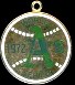 1972 Oakland A's WORLD SERIES Press Pin Charm (w/LOA & other doc.)