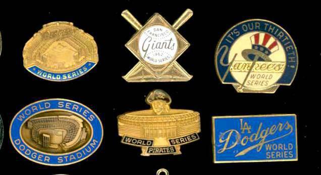 1976 New York YANKEES WORLD SERIES Press Pin [30th]  cards value