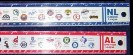 1993 American & National League RULERS (2) (12 inch, plastic)