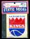 Sacramento Kings - Vintage Decal