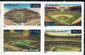 Legendary Baseball Fields - 2001 U.S. Postage Stamps - 10 34c-Stamp Block