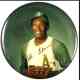 Vida Blue - 1970's 3-1/2 inch pin/button (A's)