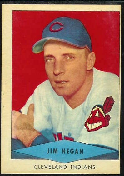 1954 Red Heart - Jim Hegan SHORT PRINT [#x] (Indians)  cards value