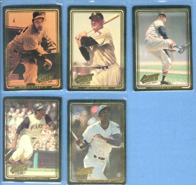 Warren Spahn - 1992 Action Packed 24-KARAT GOLD #16G  cards value