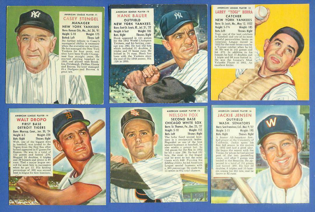 1953 Red Man #AL.3 Yogi Berra (Yankees)  cards value