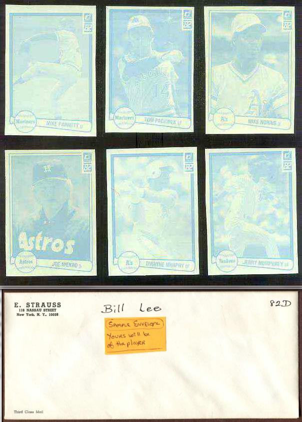 1982 Mike Parrott - 1982 Donruss RARE Blue Color Paper PROOF (Mariners)  cards value
