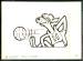1976 Topps TV CARTOON TATTOOS ORIGINAL ARTWORK #41 Globetrotter