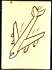 1958 Topps POPEYE ORIGINAL CARTOON ARTWORK #9 [Airplane]