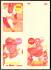 1969 Topps VAULT 4-in-1 STICKER PROOF - BOB GIBSON - Magenta/Yellow