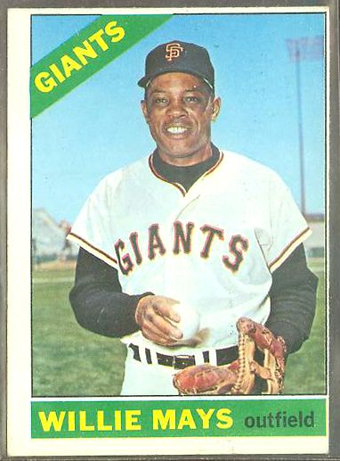 1966 O-Pee-Chee/OPC #  1 Willie Mays (Giants)  cards value