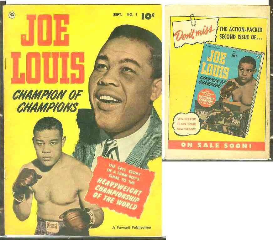 1950 Joe Louis 'Champion of Champions' #1 Comic Book (BOXING)  cards value