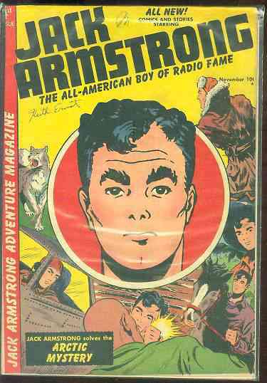 1947 Jack Armstrong #1 Comic Book PREMIERE ISSUE !!!  cards value