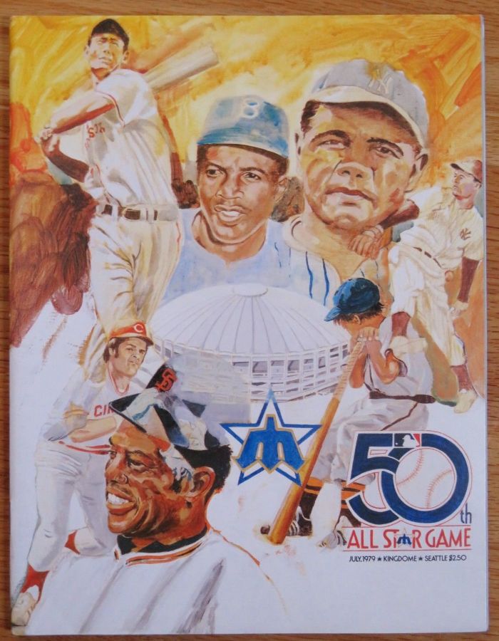 1979 All-Star Game Program - 50th All-Star Game - Seattle Mariners Stadium  cards value