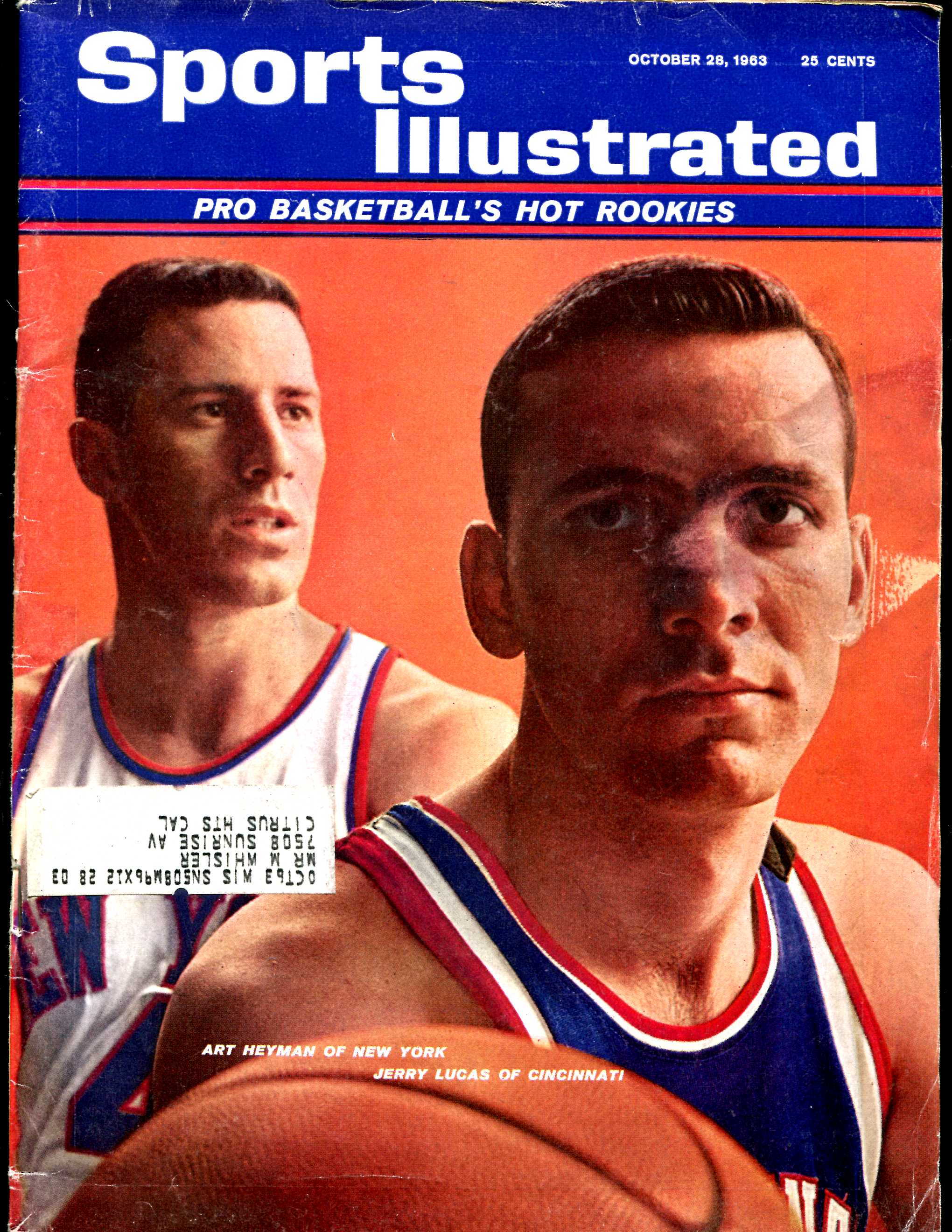 Sports Illustrated (1963/10/28) - Jerry Lucas ROOKIE cover (Cincinatti)  cards value