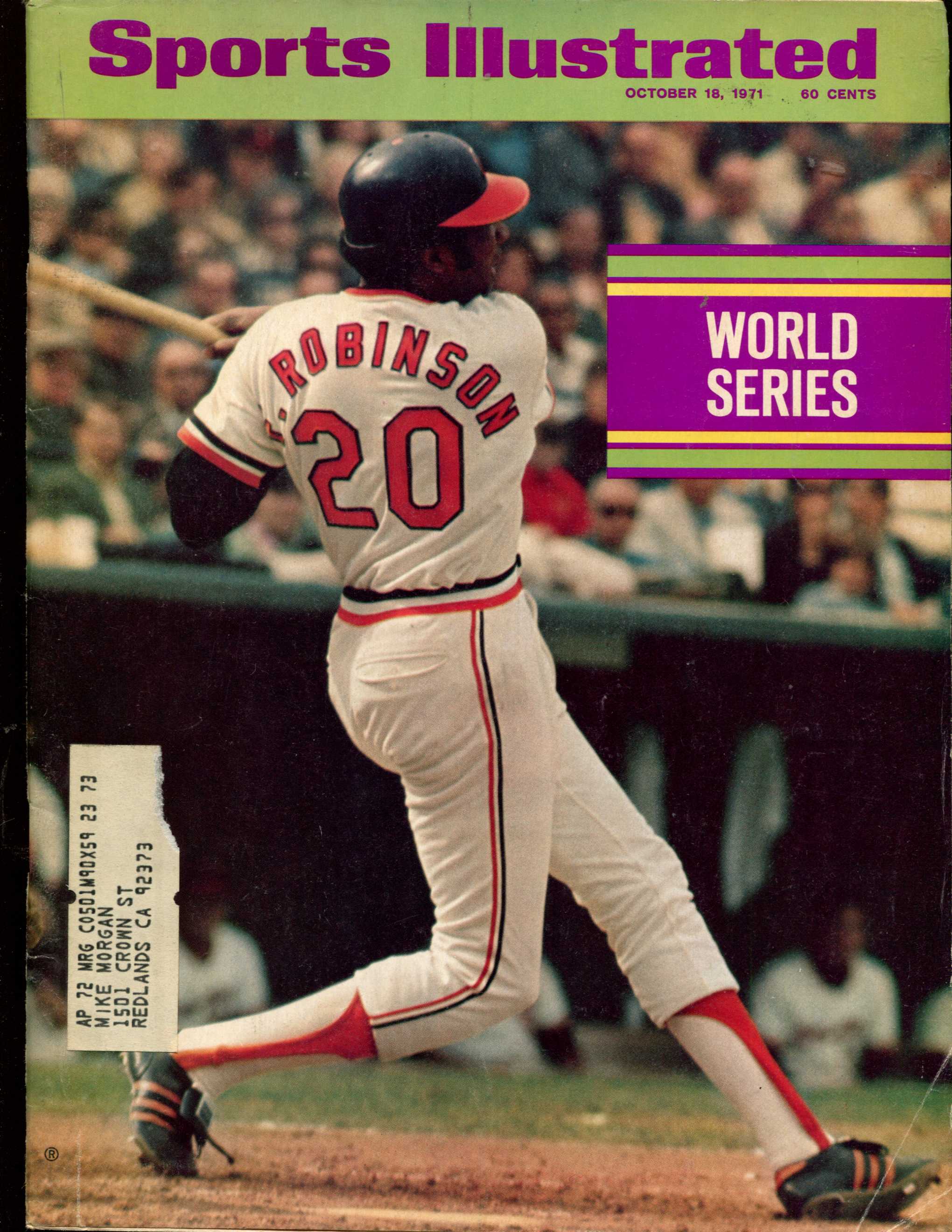 Sports Illustrated (1971/10/18) - WORLD SERIES Fr. Robinson Pirates/Orioles  cards value