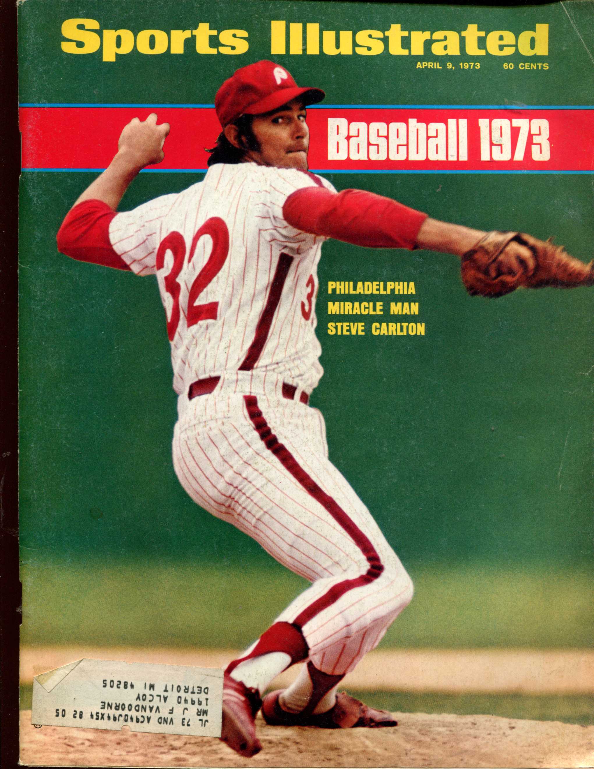 Sports Illustrated (1973/04/09) - Steve Carlton - SPECIAL Baseball Issue  cards value
