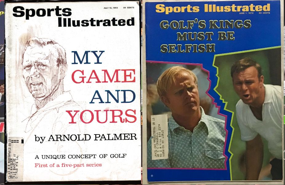 Arnold Palmer [Golf] - Sports Illustrated (1963 & 1970) - Lot of (2)  cards value