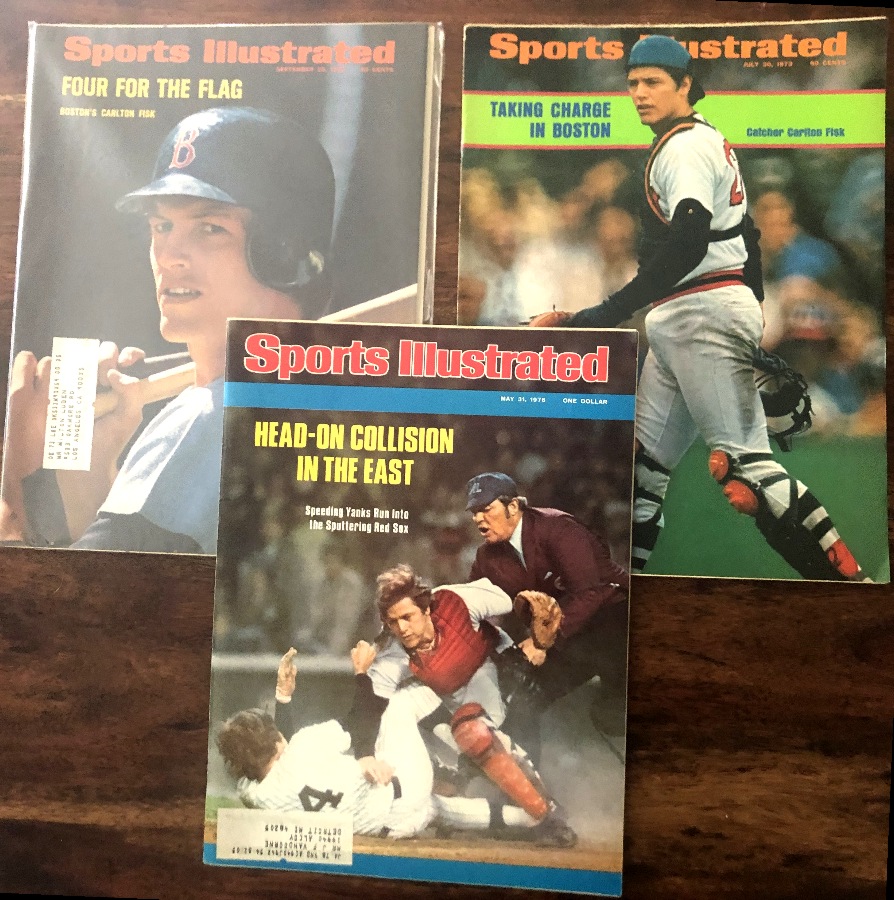 Carlton Fisk - Sports Illustrated - Lot of (3) Vintage 1970's  cards value