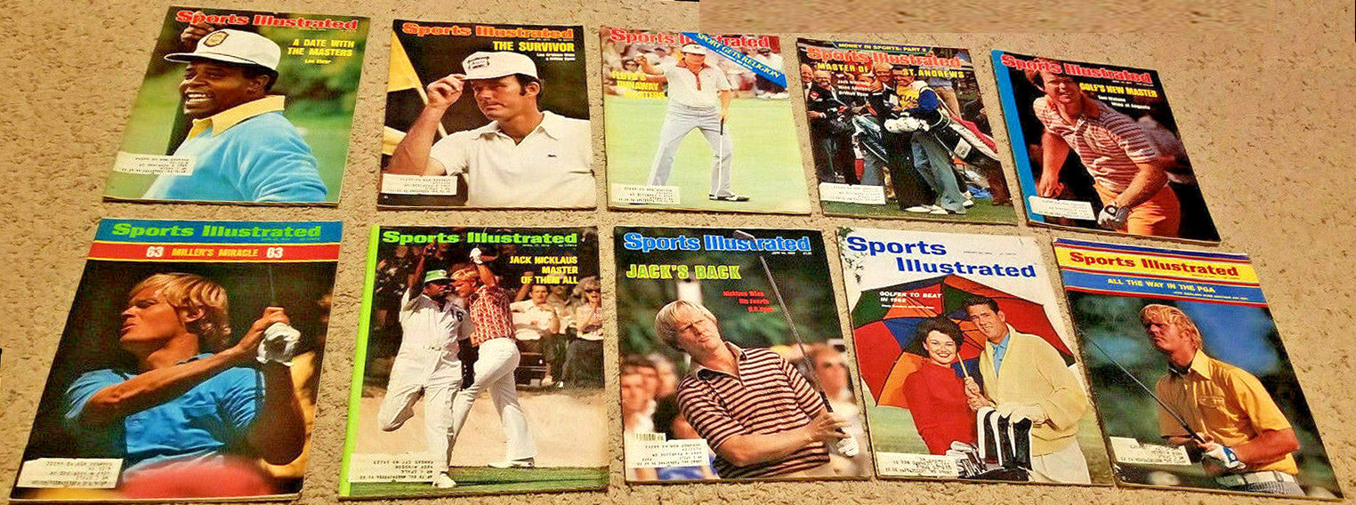 Golf - Sports Illustrated (1961-89) - Lot of (23) different  cards value