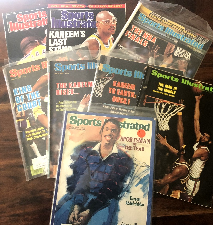 Kareem Abdul-Jabbar - Sports Illustrated (1973-1989) - Lot (8) different  cards value