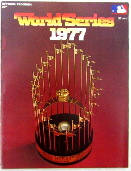 1977 World Series Program - Yankees vs Dodgers  cards value