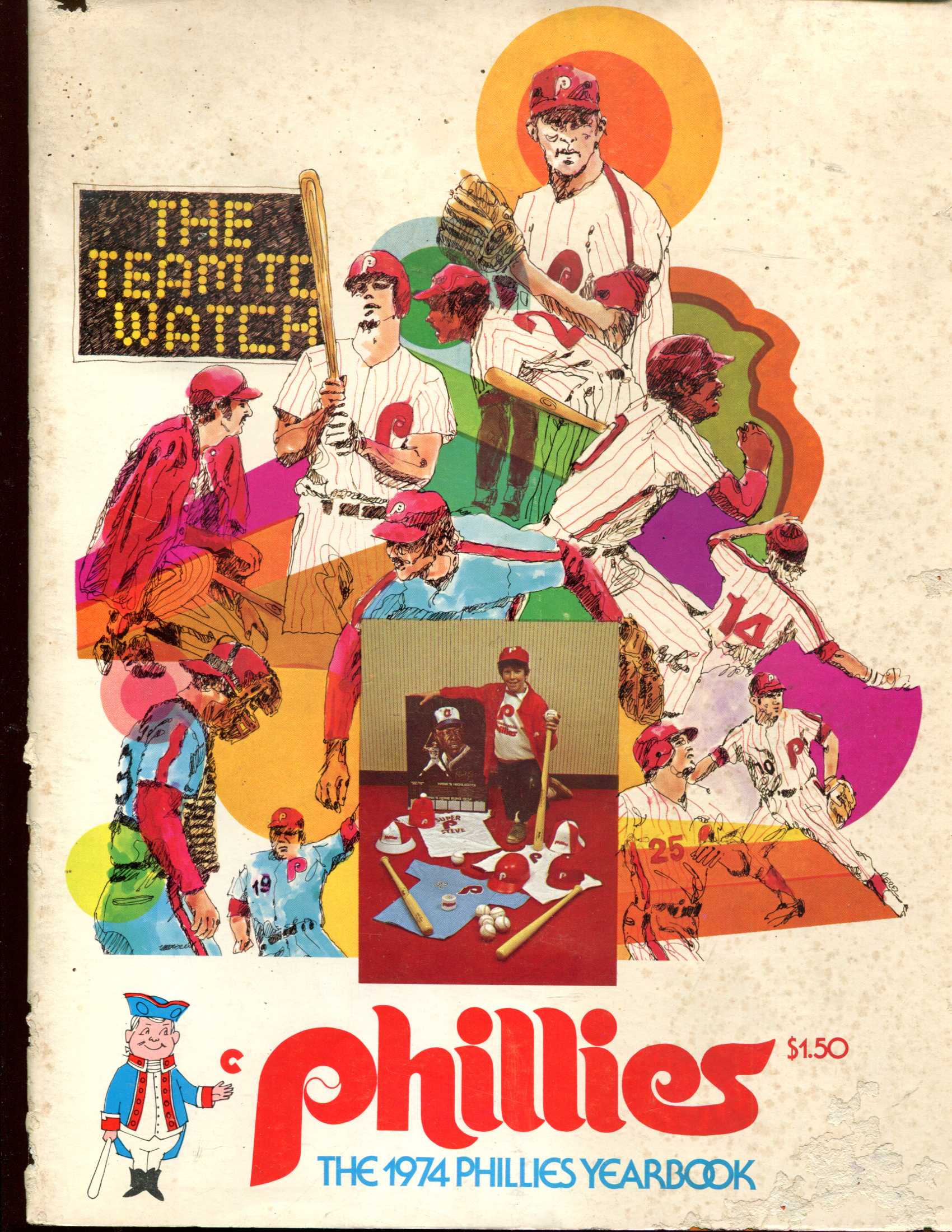 1974 Philadelphia Phillies Yearbook  cards value
