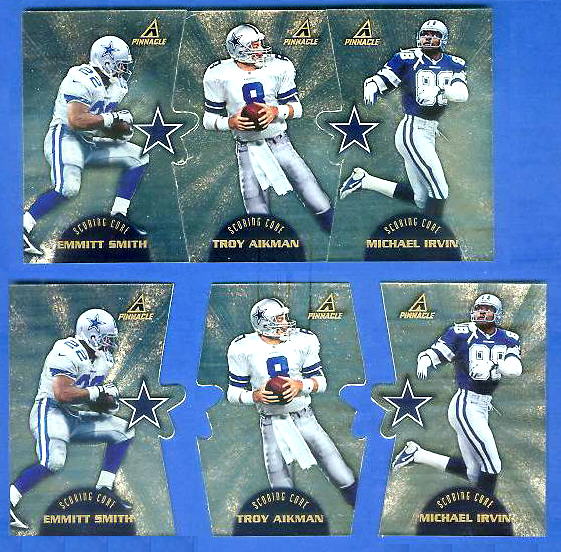 Emmitt Smith - 1997 Pinnacle 'Scoring Core' #1 PROMO card Football cards value