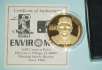 Roger Clemens - SOLID BRONZE Coin - 1998 Enviromint (Blue Jays)