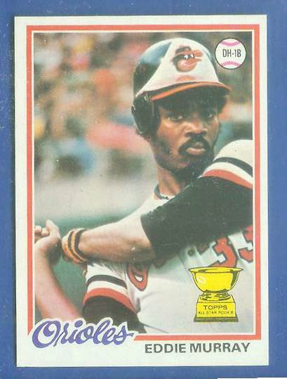 1978 Topps # 36 Eddie Murray ROOKIE (Orioles)  cards value