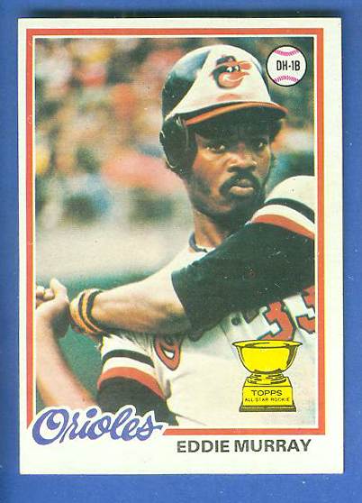 1978 Topps # 36 Eddie Murray ROOKIE (Orioles)  cards value