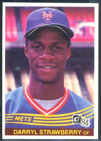 1984 Donruss # 68 Darryl Strawberry ROOKIE (Mets)  cards value