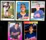 John Smoltz -  1989 Lot of (5) different ROOKIE CARDS !!!