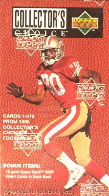 1996 Collector's Choice FOOTBALL - FACTORY SET (Opened) (375 cards)  cards value