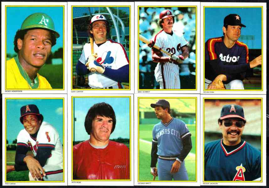 1983 Topps GLOSSY SEND-INS - COMPLETE SET (40 cards)  cards value