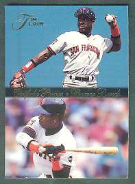 1994 Flair - OUTFIELD POWER - Complete 10-card Insert Set  cards value