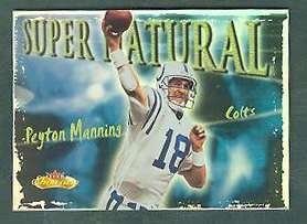 2000 Fleer Showcase FB 'SUPER NATURAL' - Complete 10-card Insert Set  cards value