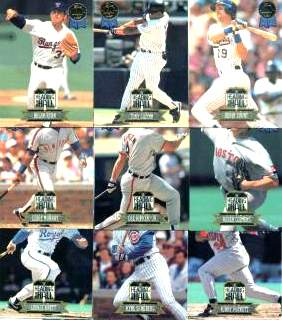 1993 Leaf - HEADING for the HALL - Complete 10-card Insert Set  cards value