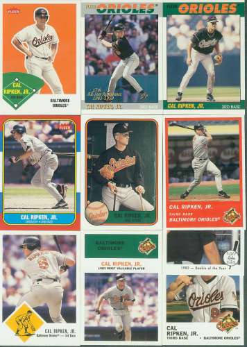 2000 Fleer Tradition - CAL RIPKEN COLLECTION - Complete 10-card Insert S  cards value