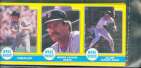 Wade Boggs - 1986 Star Company YELLOW Complete Stickers Set IN PANELS !
